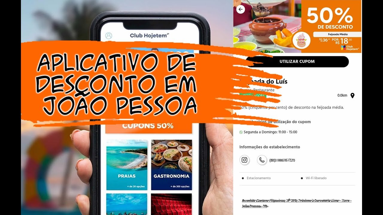 Aplicativo Clube HojeTem JP - Clube de descontos em João Pessoa - PB -  Piracaia Mais 